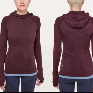 lululemon athletica Maroon Hooded Jacket